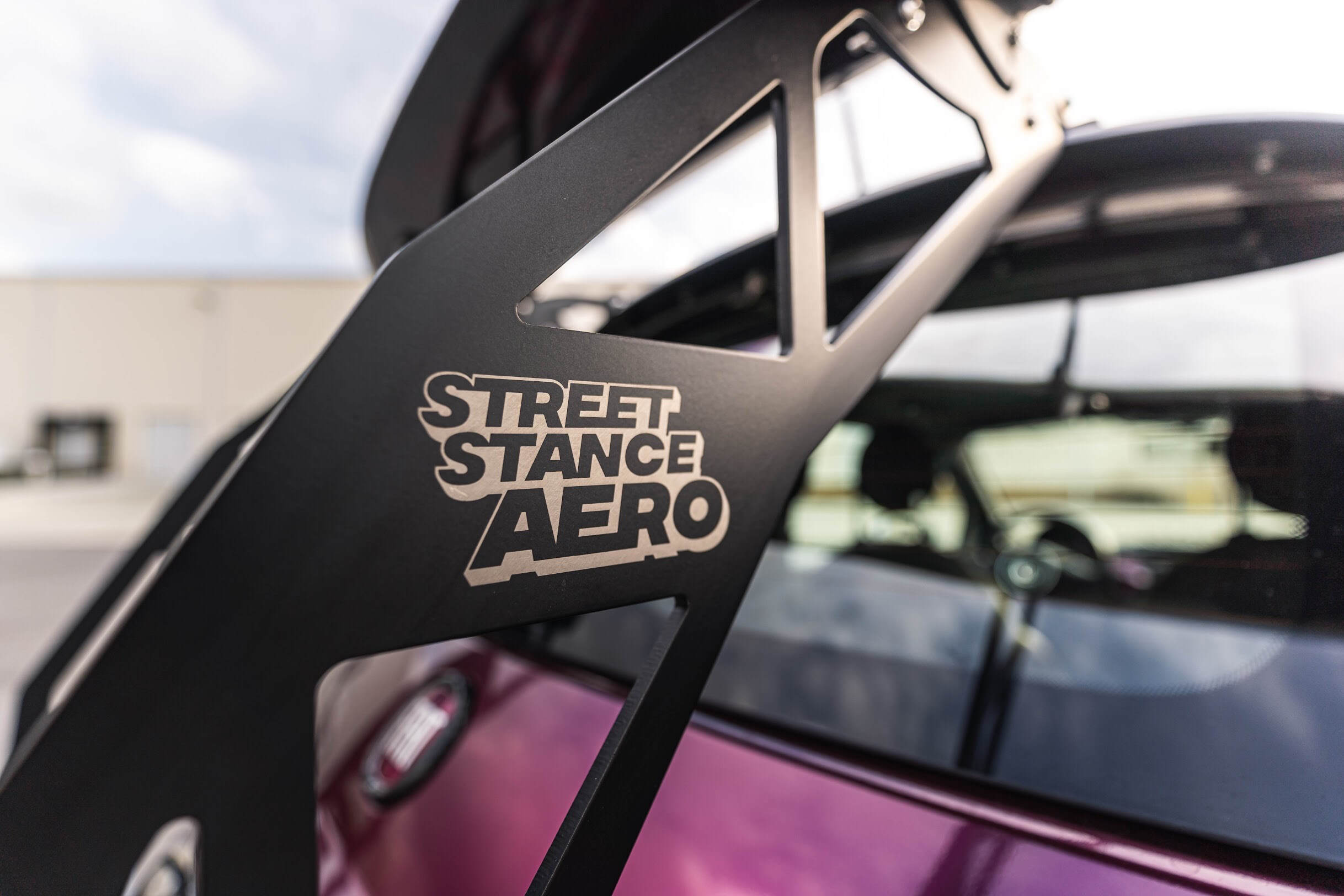 Fiat 500 Big Wing  Street Stance Aero